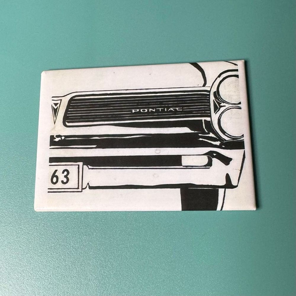 2002 Limited‎ Magnet Andy Warhol Pontiac, 1961 MOCA LA 2002 Retrispective